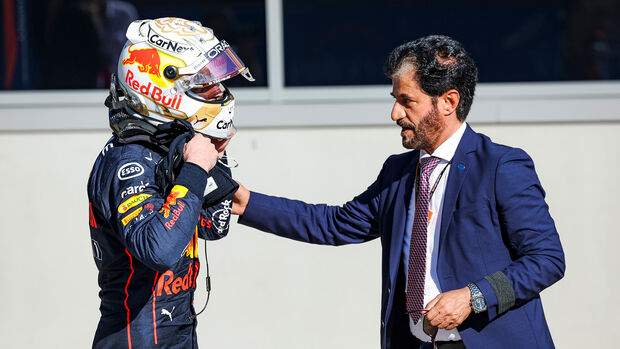 Mohammed Bin Sulayem (FIA) & Max Verstappen (Red Bull) - Formel 1 2022