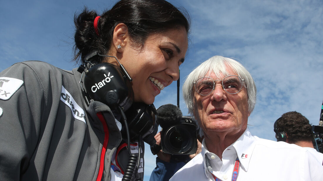 Monisha Kaltenborn Bernie Ecclestone 2012