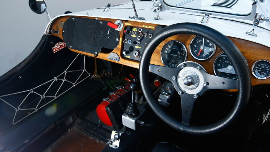 Morgan 4/4 Competition von 1964, Cockpit