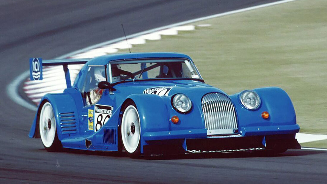 Morgan Plus 8 Big Blue Rennwagen