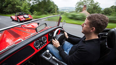 Morgan Roadster V6, Morgan Plus 8, Cockpit
