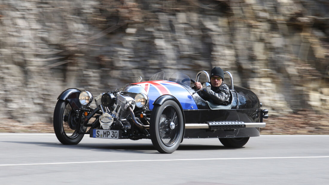 Morgan Threewheeler, Seitenansicht