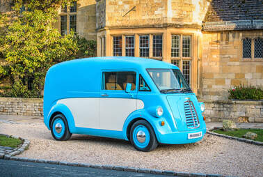 Elektrischer Retro-Transporter aus England