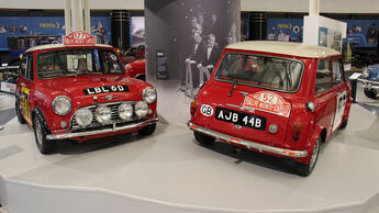 Morris Mini Cooper S Rally Car im British Motor Museum