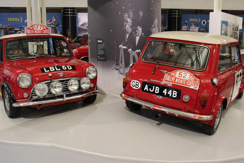 Morris Mini Cooper S Rally Car im British Motor Museum