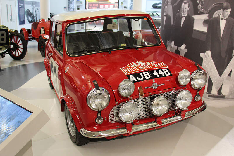 Morris Mini Cooper S Rally Car im British Motor Museum