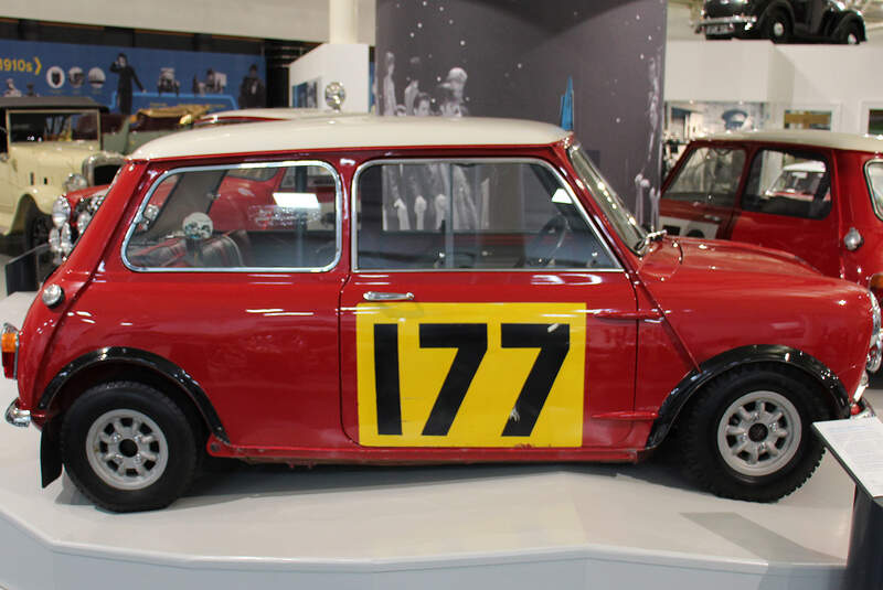 Morris Mini Cooper S Rally Car im British Motor Museum