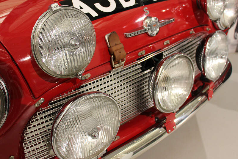 Morris Mini Cooper S Rally Car im British Motor Museum