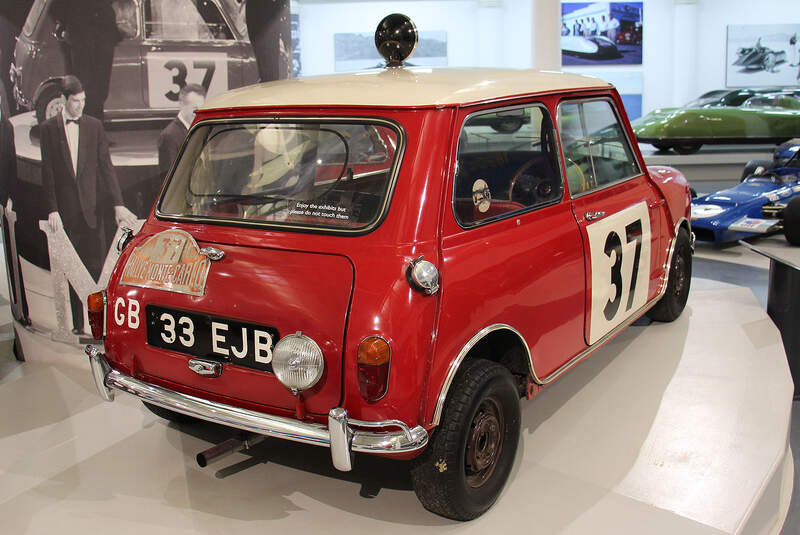 Morris Mini Cooper S Rally Car im British Motor Museum