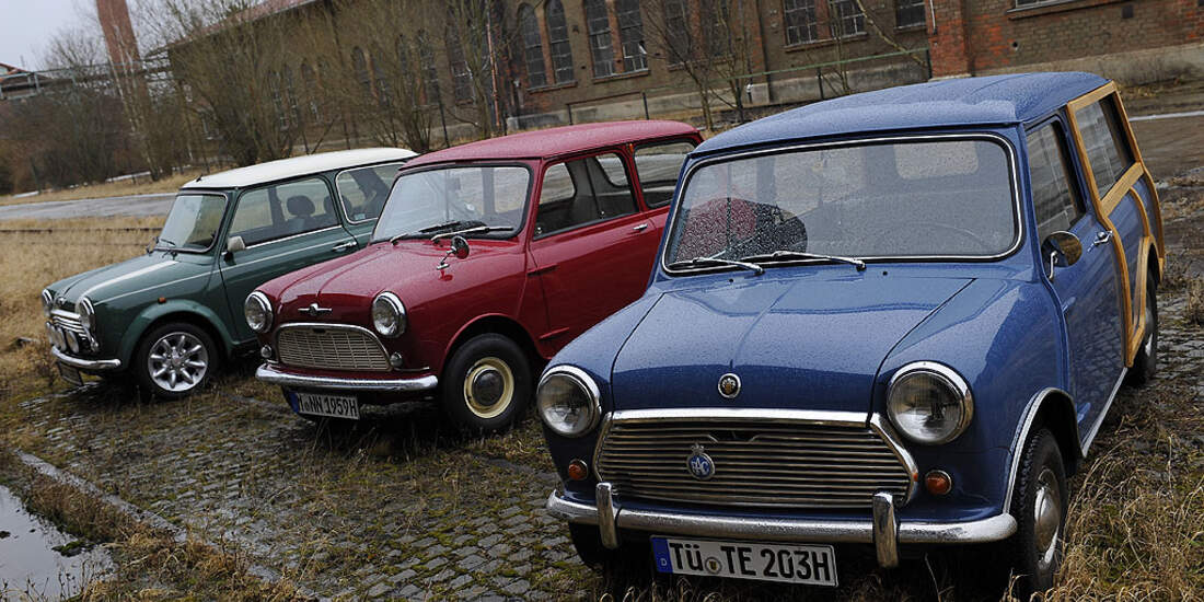 Morris Mini Austin Mini Mini Cooper Drei Mal Maximales Minimum