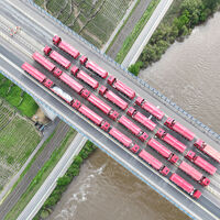 Moseltalbrücke Belastungstest