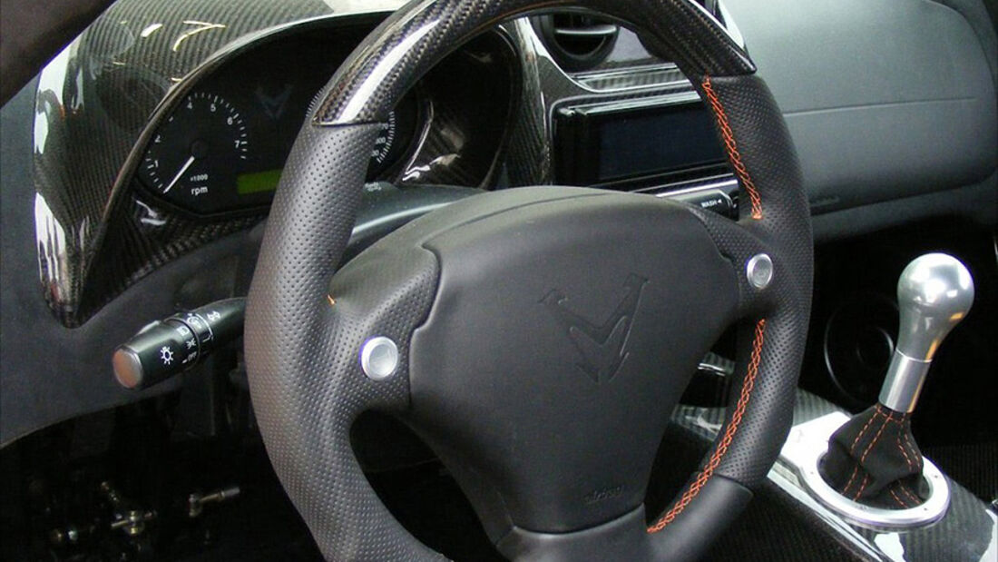 Mosler Raptor GTR, Innenraum, Cockpit