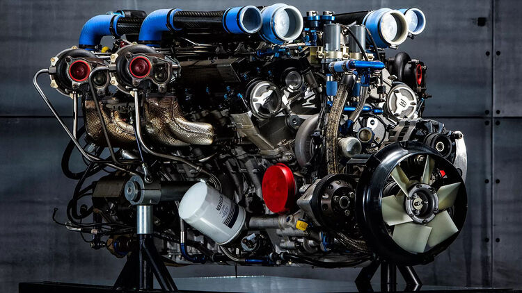 Motor Bugatti EB110 V12