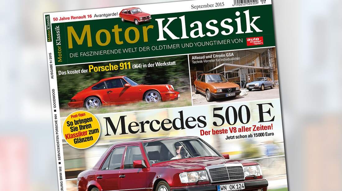 Neues Heft Motor Klassik 09/2015 Der beste V8 Aller Zeiten auto