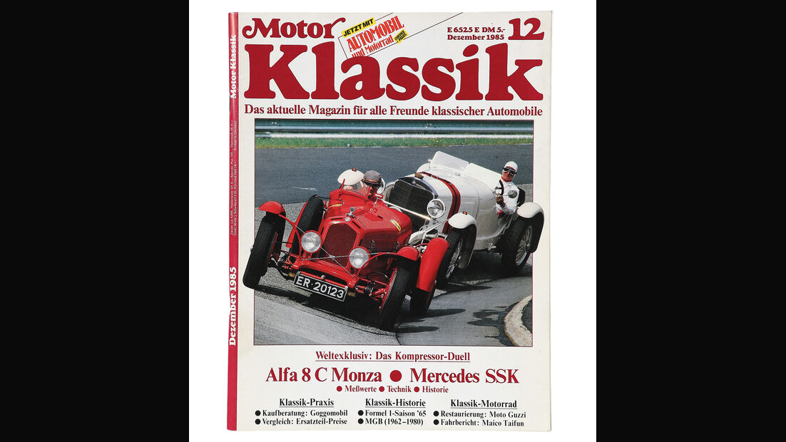 Motor Klassik 12/1985: Lanz Dampf in allen Gassen