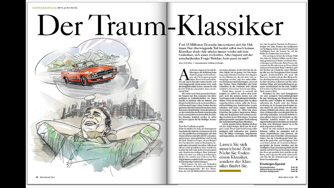 Motor Klassik Ausgabe 01/2014 Heftvorschau