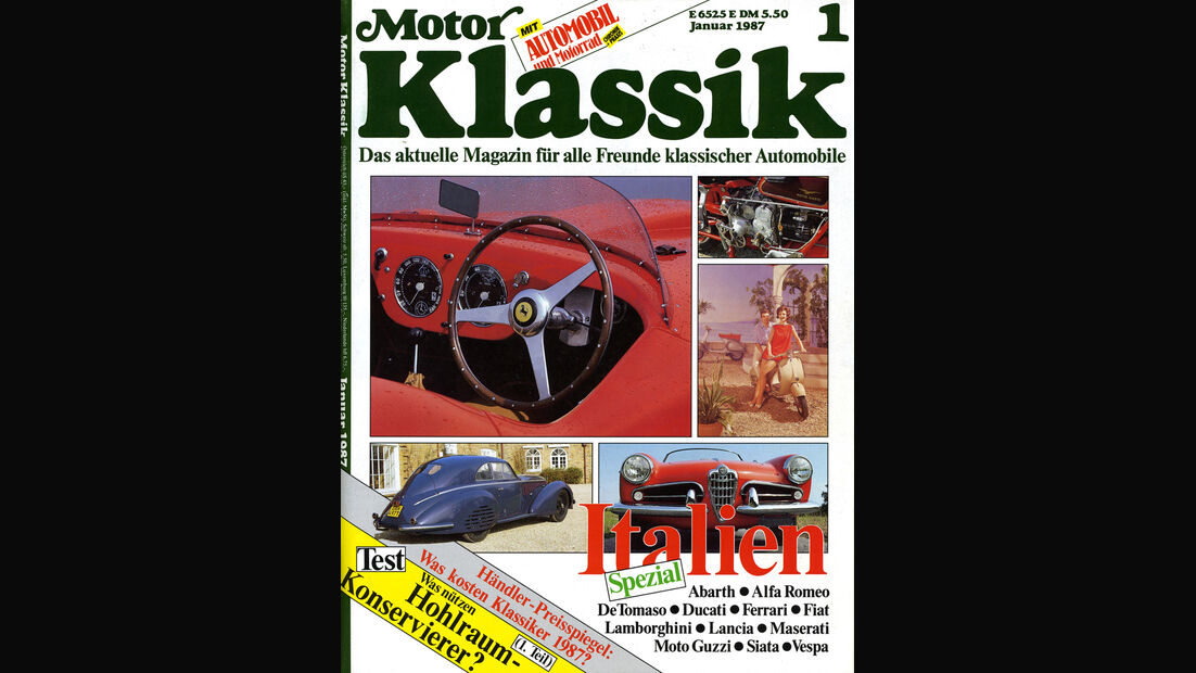 Motor Klassik, Heft 01/1987