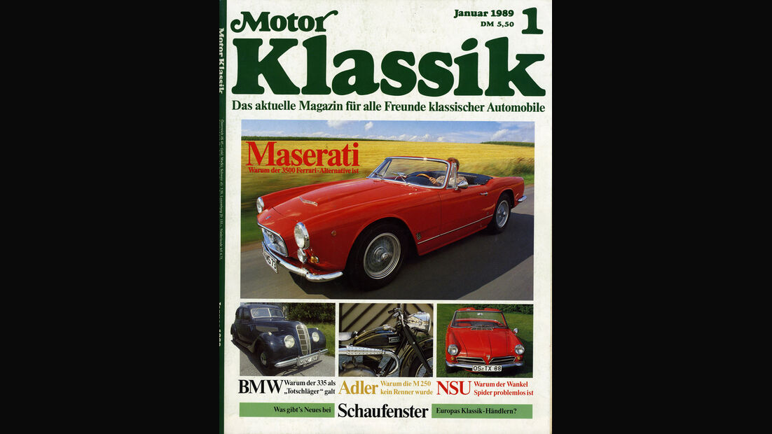 Motor Klassik, Heft 01/1989