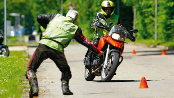 Motorrad, Ausweichtest