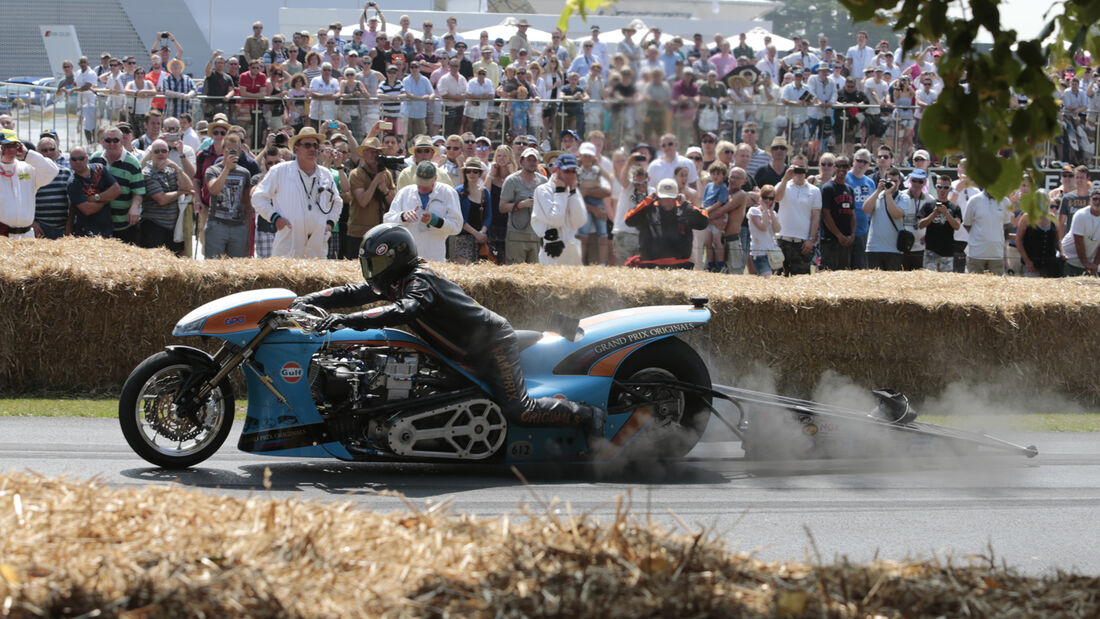 Motorrad Dragster - Goodwood 2013