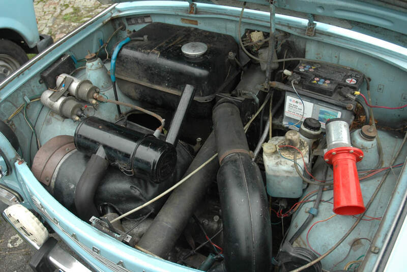 Motorraum Trabant