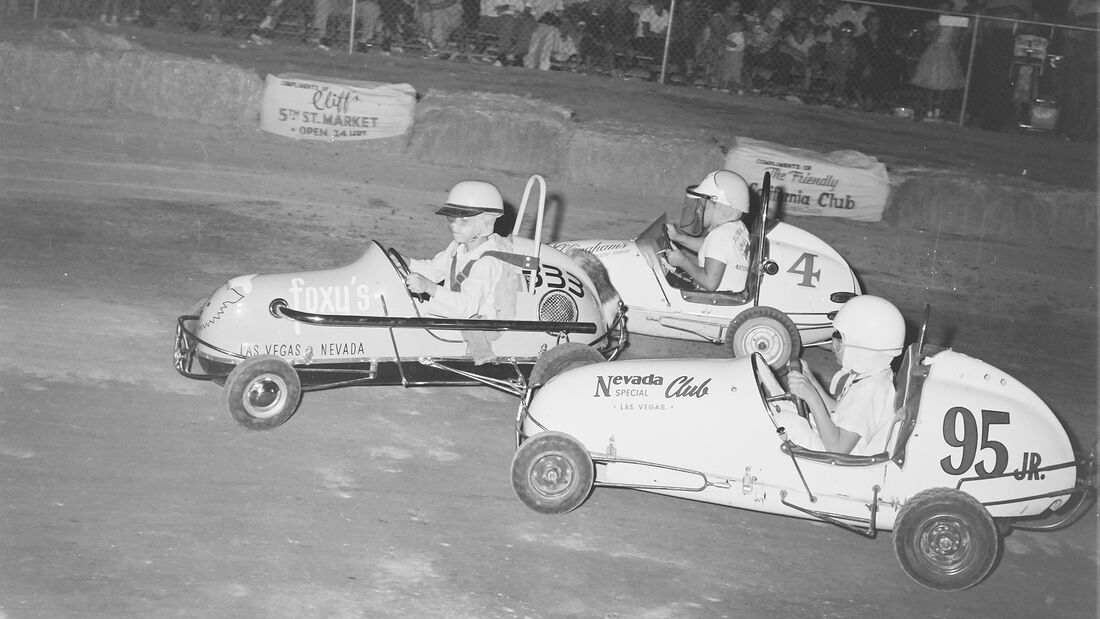 Motorsport-Historie Las Vegas - Midget Car auf Dirt-Kurs