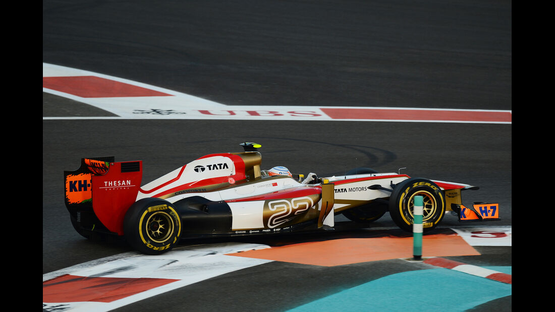 Narain Karthikeyan GP Abu Dhabi 2012