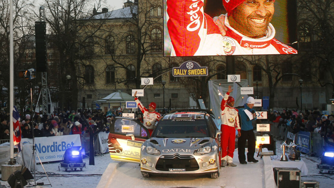 Nasser Al-Attiyah Schweden Rallye 2012 Qatar WRT