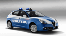 Neue Alfa Romeo Giulia im Polizei-Design