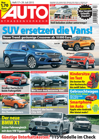 Neues AUTOStraßenverkehr Titel 2015 Heft 17 Vorschau