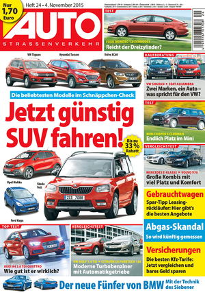 Neues Heft, AUTOStraßenverkehr 24/2015, Vorschau, Preview