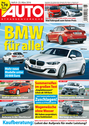 Neues Heft AUTOStraßenverkehr, Ausgabe 08/2016, Vorschau