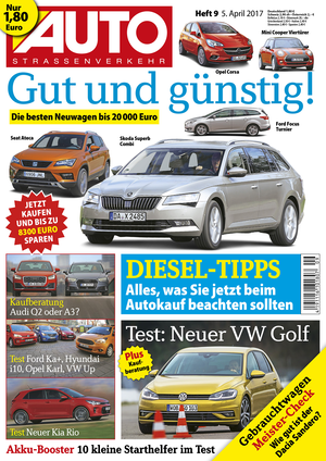 Neues Heft AUTOStrassenverkehr, Ausgabe 09/2017, Vorschau