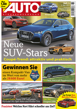 Neues Heft AUTOStrassenverkehr, Ausgabe 11/2017, Vorschau