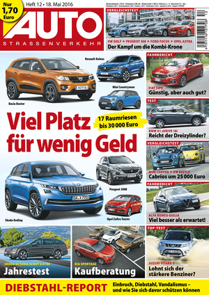 Neues Heft AUTOStrassenverkehr, Ausgabe 12/2016, Vorschau