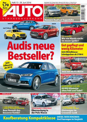 Neues Heft, AUTOStrassenverkehr, Ausgabe 15/2016, Vorschau