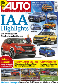 Neues Heft AUTOStrassenverkehr, Ausgabe 20/2017, Vorschau