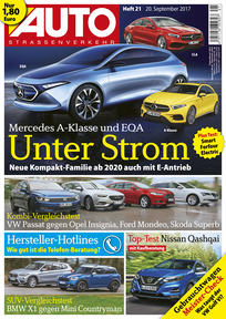 Neues Heft, AUTOStrassenverkehr, Ausgabe 21/2017, Heftvorschau