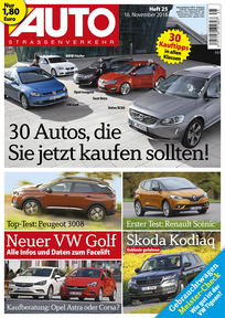 Neues Heft, AUTOstrassenverkehr, Ausgabe 25/2016, Vorschau 