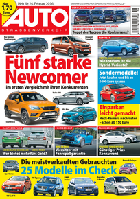 Neues Heft AutoStraßenverkehr, Ausgabe 06/2016, Vorschau, Preview