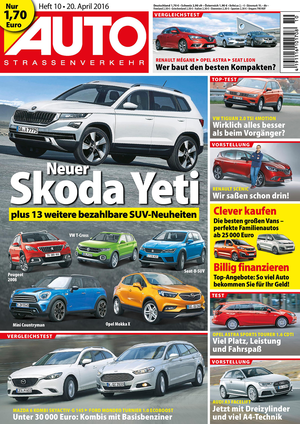 Neues Heft AutoStraßenverkehr, Ausgabe 10/2016, Vorschau