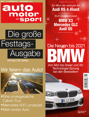 Neues Heft, auto motor und sport, Ausgabe 01/27017