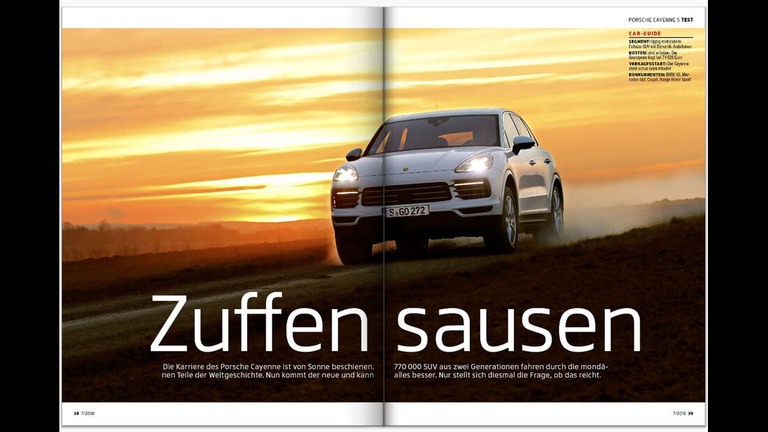Neues Heft auto motor und sport, Ausgabe 07/2018, Vorschau, Preview