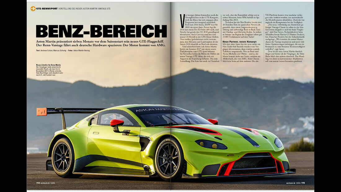 Neues Heft, sport auto, Ausgabe 1/2018, Vorschau, Preview