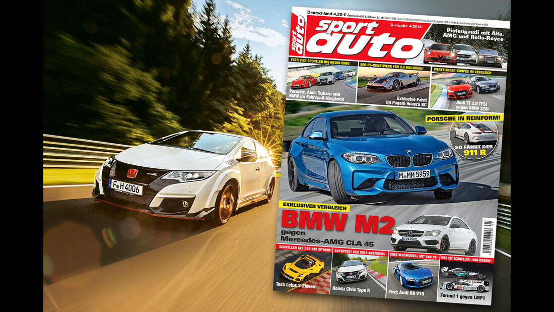 Neues Heft sport auto, Ausgabe 4/2016, Vorschau, Preview