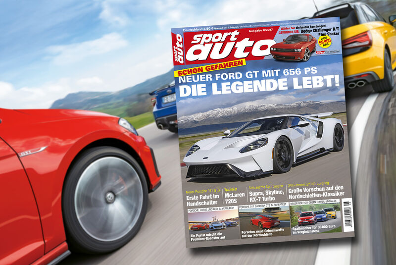 Neues Heft sport auto, Ausgabe 6/2017, Vorschau