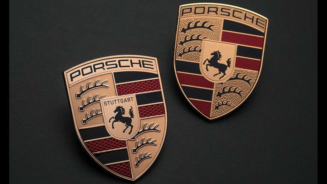 Neues Porsche Wappen Logo Emblem 2023