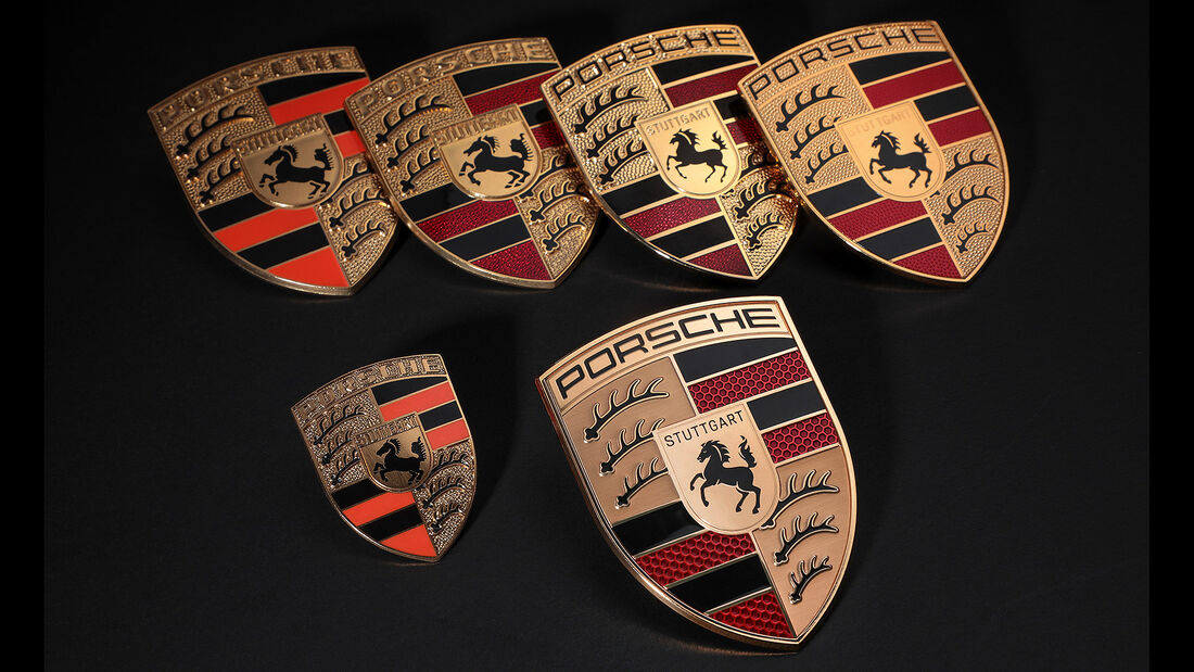 Neues Porsche Wappen Logo Emblem 2023