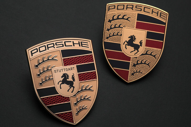 Neues Porsche Wappen Logo Emblem 2023