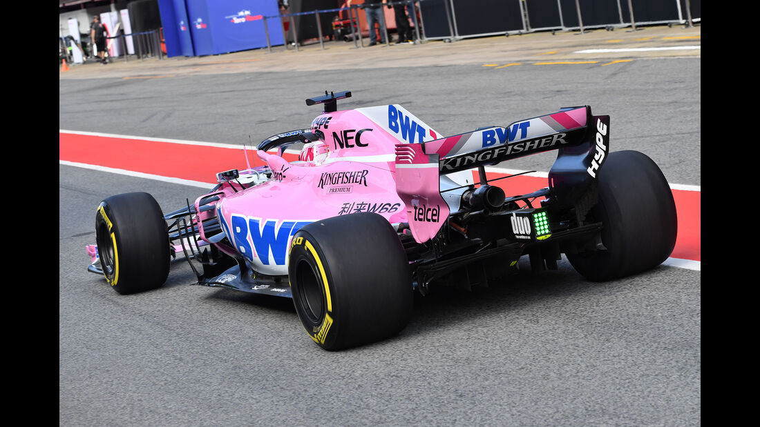 Nicholas Latifi - Force India - F1-Test - GP Spanien - Barcelona - Tag 2 - 16. Mai 2018